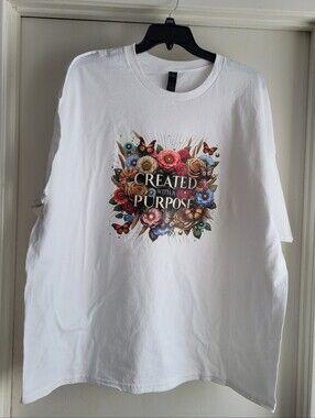 New Created With A Purpose Inspirational T-Shirt